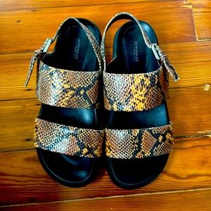 Aerosoles- Snakeskin Sandals - Size 9
